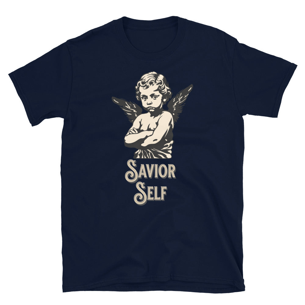 Savior Self Boy Angel TShirt - Navy Color - https://ascensionemporium.net